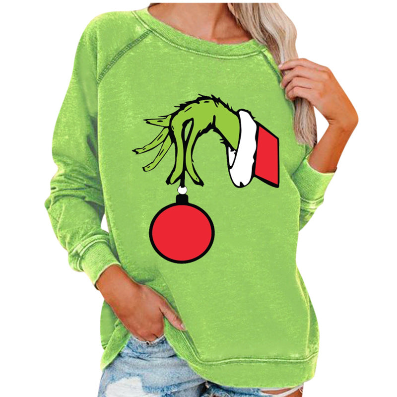 Women's Grinch Christmas Casual Sweatshirts