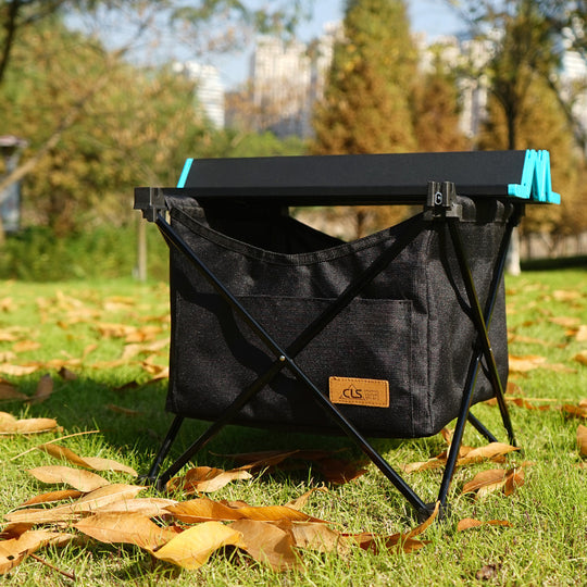 Outdoor Folding Table Storage Basket Picnic Table Storage Hanging Bag