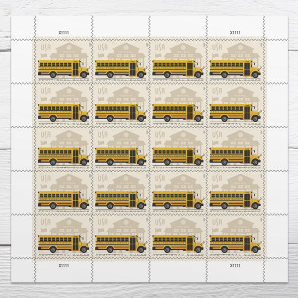 (2023) USA School Bus Additional Ounce Stamps