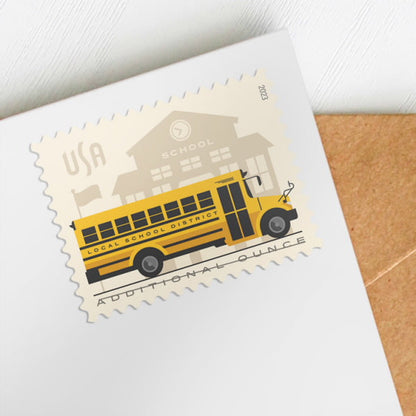 (2023) USA School Bus Additional Ounce Stamps