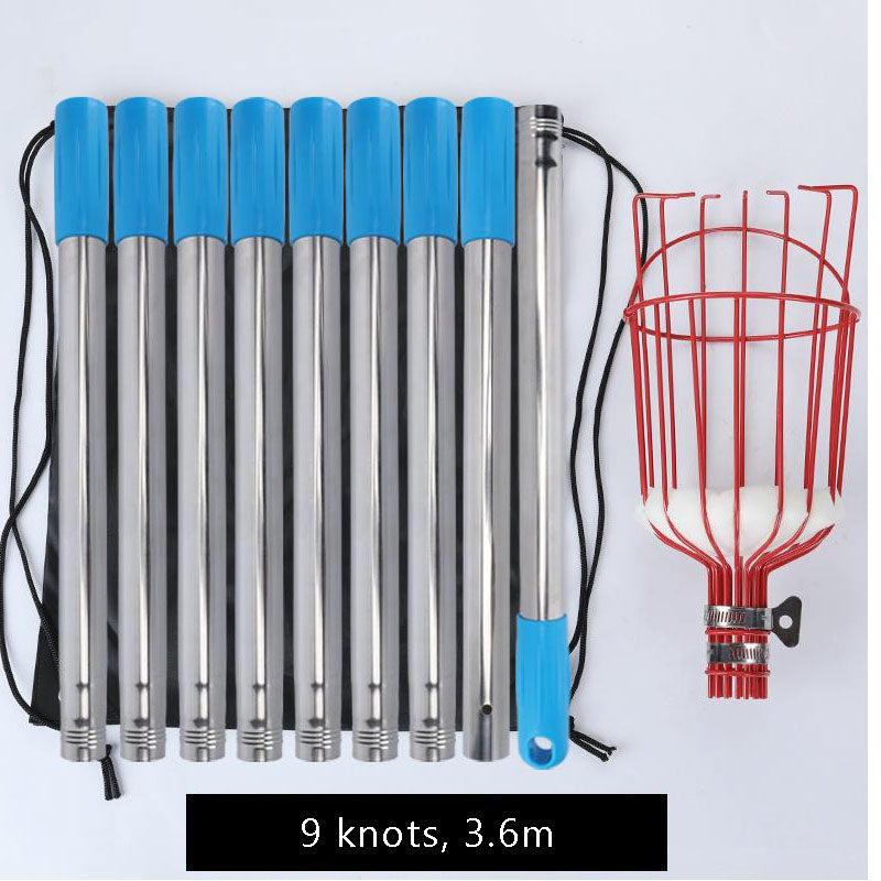 Detachable Stainless Steel Rod High-altitude Fruit Picker