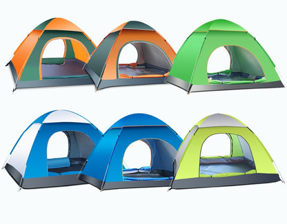Outdoor Beach Tent Fully Automatic Fast Open Field Camping Tent