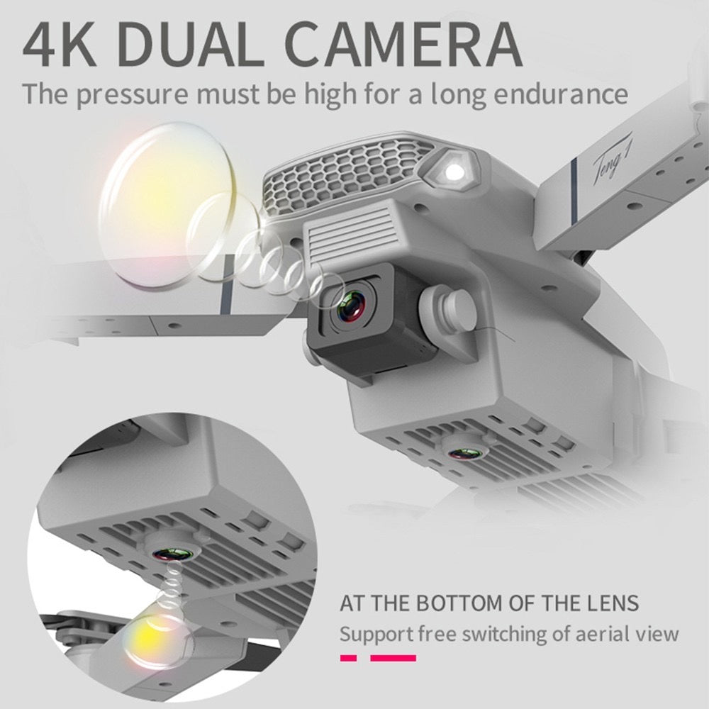 4K Dual Camera Rotation Rrofessional UAV Drone