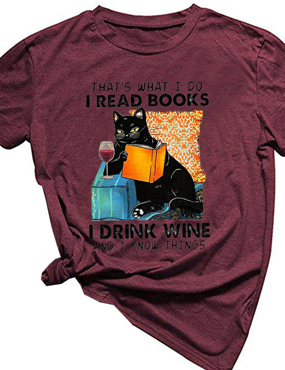 Women's T-Shirt That's What I Do I Read Books Tee