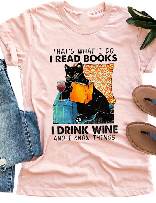 Women's T-Shirt That's What I Do I Read Books Tee