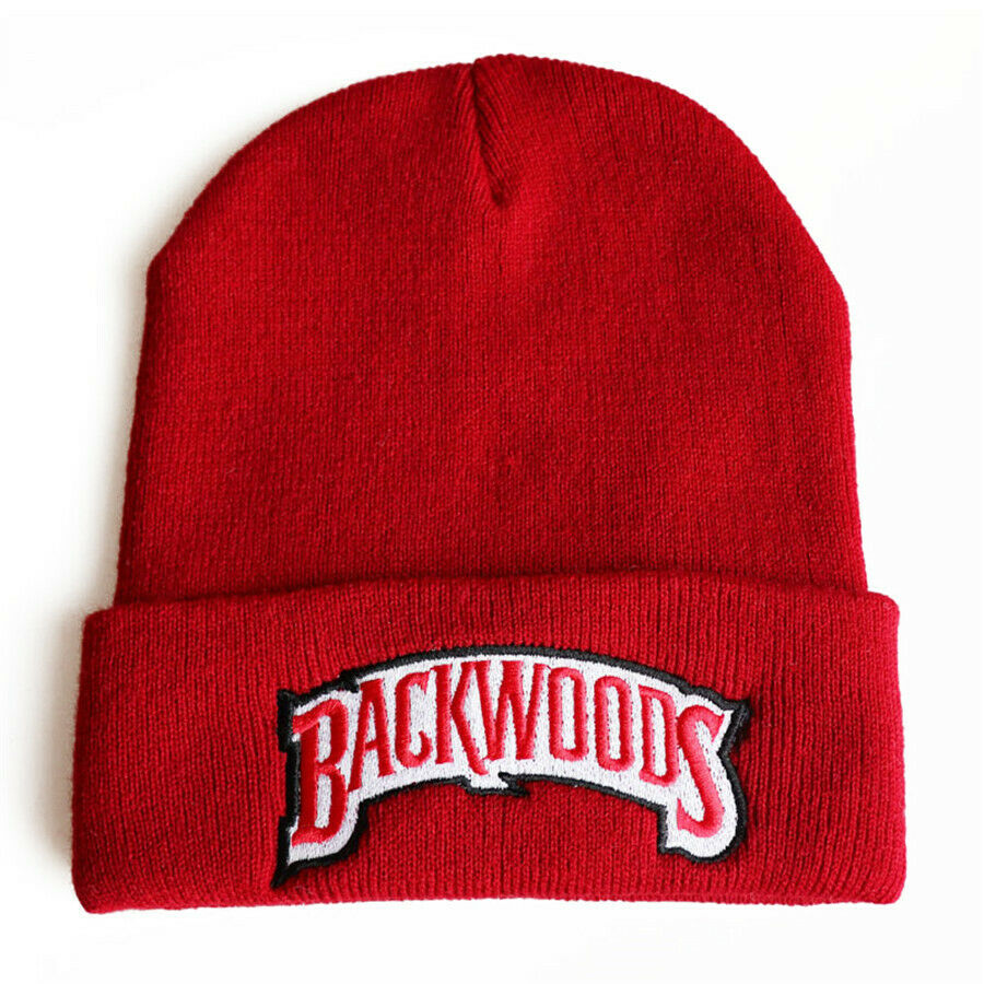Beanie Hat Backwoods Embroidery Knitted Winter Hat Cotton Hip-Hop Skullies Cap