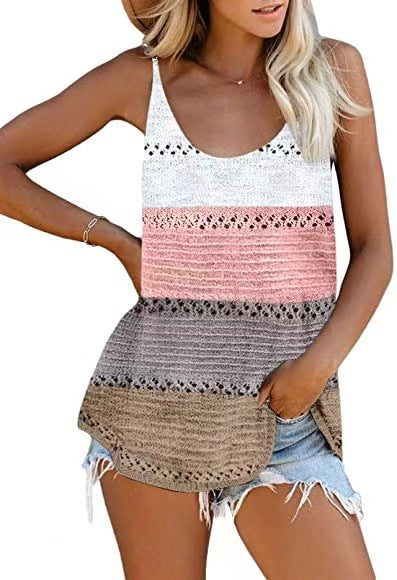 Knitted Beach Top With Camisole