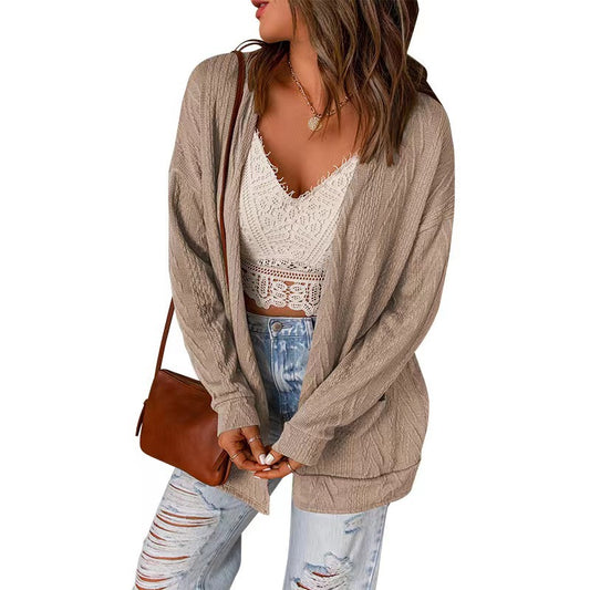 Women's Knitted Cardigan Loose Jacket