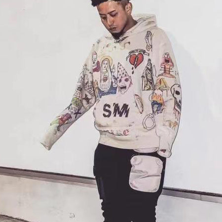 Kanye Unisex Casual Oversized Sports Hoodie