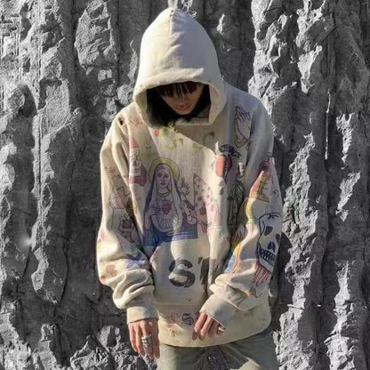 Kanye Unisex Casual Oversized Sports Hoodie