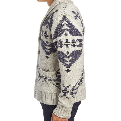 Men's Autumn Wool Button Cardigan Jacket