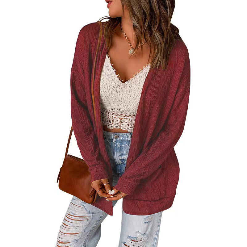 Women's Knitted Cardigan Loose Jacket