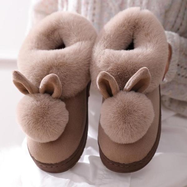 Women's Cute Bunny Slippers Winter Warm Bunny Slipper