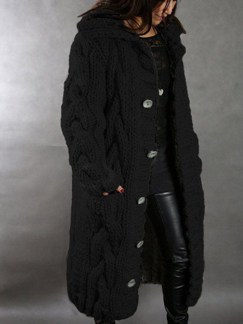 Women's Cardigan Chunky Oversized Style Long Coat