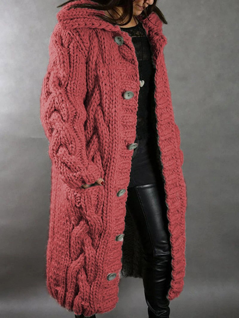 Women's Cardigan Chunky Oversized Style Long Coat