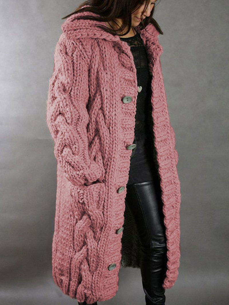 Women's Cardigan Chunky Oversized Style Long Coat