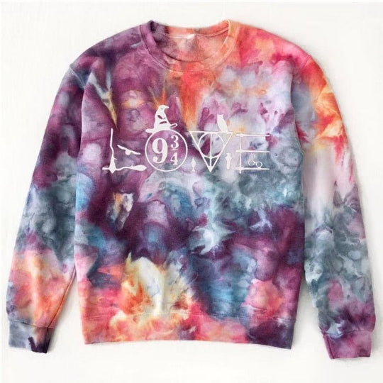 Love 9 3/4 Tie Dye Women's Sweatshirt
