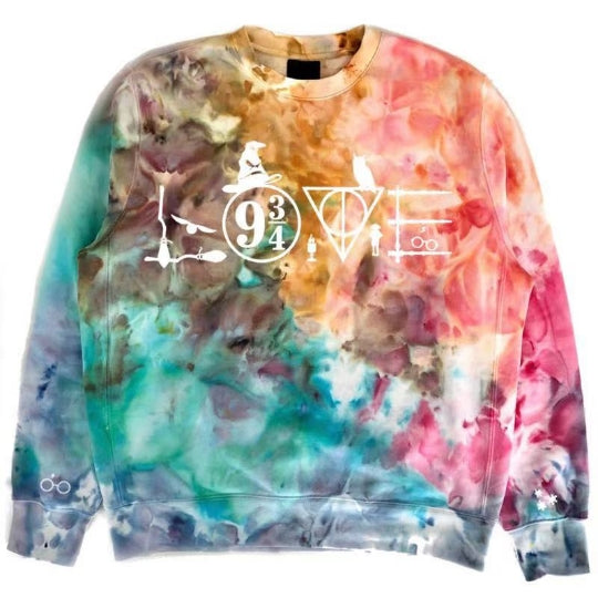 Love 9 3/4 Tie Dye Women's Sweatshirt