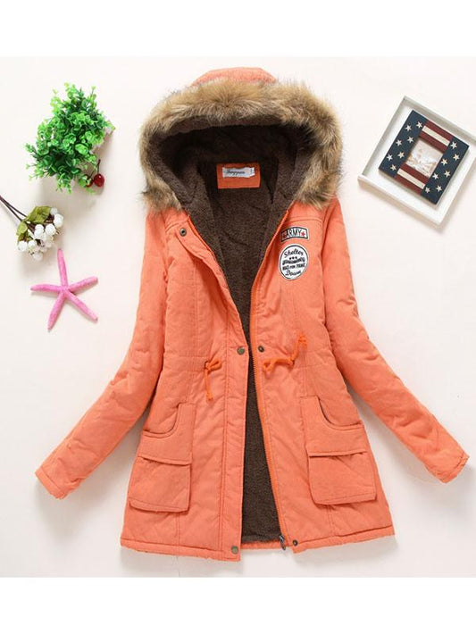 Women's Winter Coats Hooded Faux Fur Coat Jacket