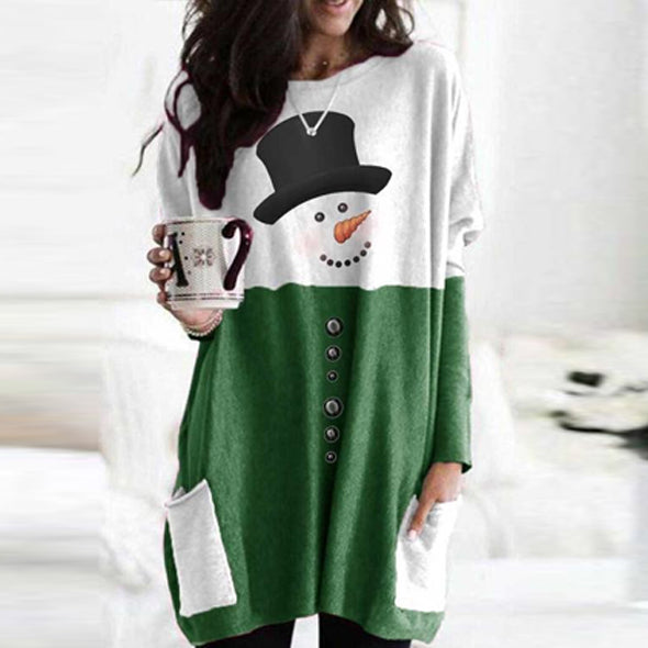 Women's Casual Merry Christmas T-Shirt