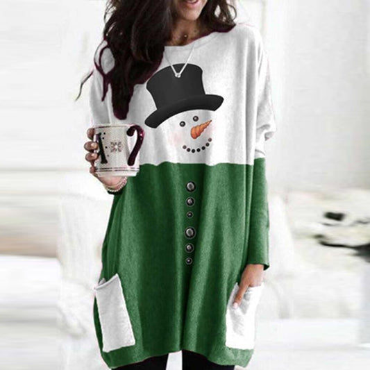 Women's Casual Merry Christmas T-Shirt