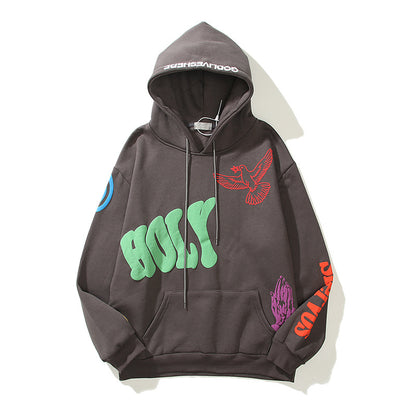 Unisex Kanye On Earth As It Is In Heaven Casual Print Hoodie
