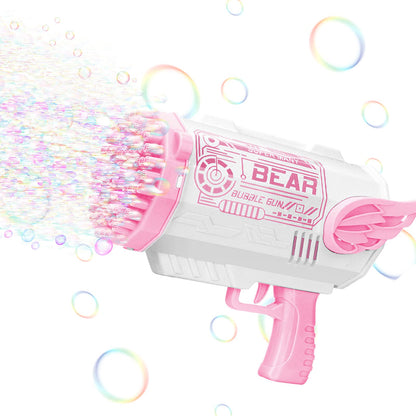 Colorful Lights 80 Hole Automatic Bubble Gun