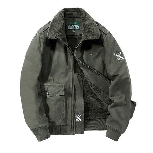 Men's Lapel Outdoor Winter Warm Jacket