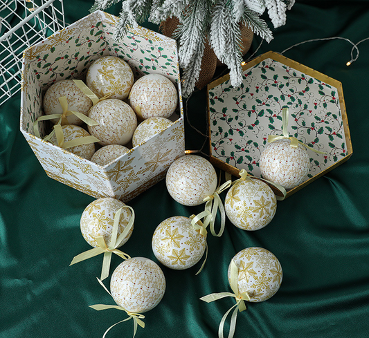 Christmas Snowflake Snowman Bubble Christmas Tree Ornament