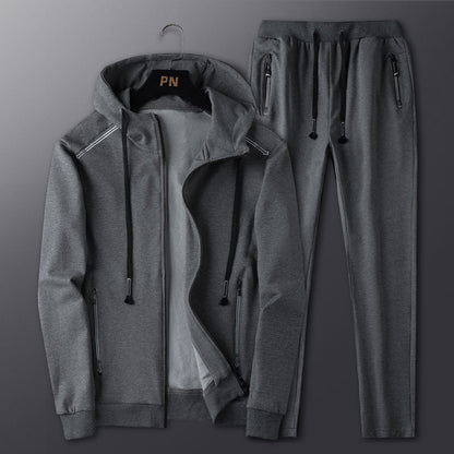 Men's Hoodie Casual Sports Long-sleeved Trousers Suit