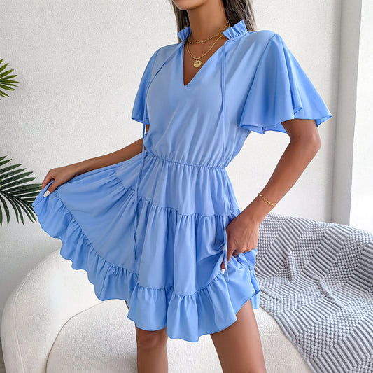 Casual Short Sleeve Summer Dress For Women