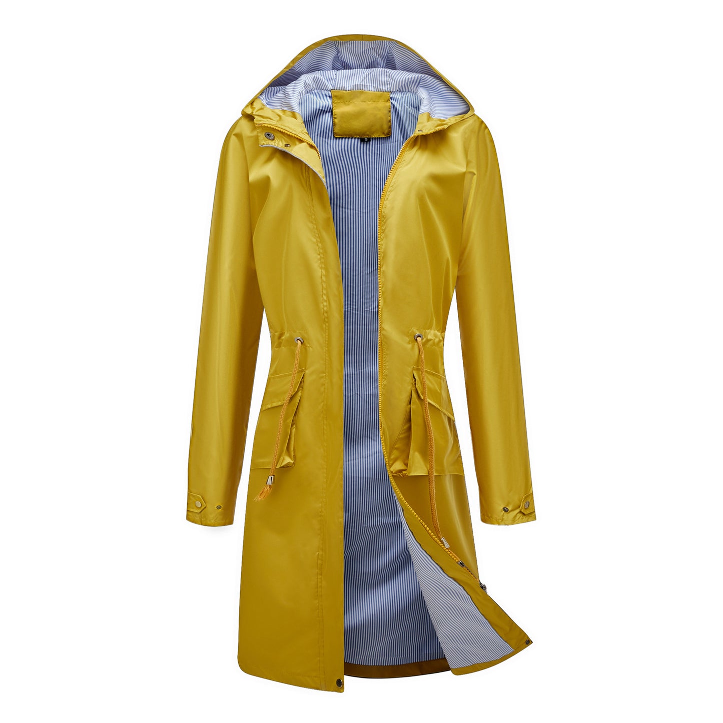 Long Casual Hooded Jacket For Women