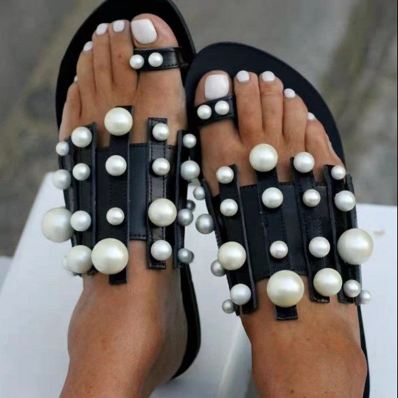 Pearl Summer Casual Flats For Women