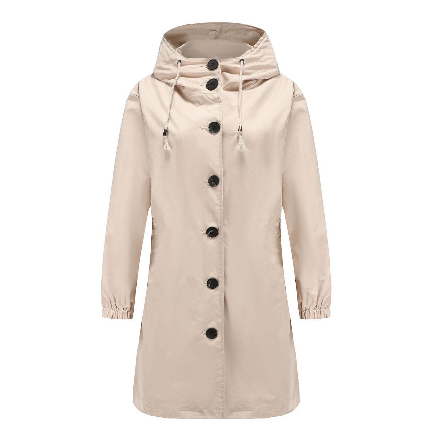 Women's Casual Long Loose Large Size Outdoor Jacket