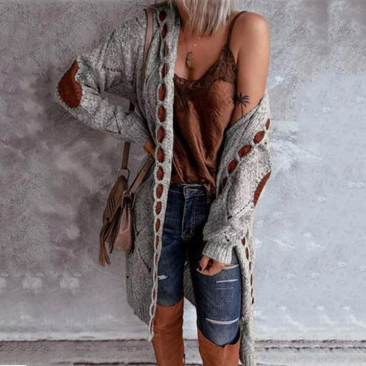 Women's Hooded Sweater Cardigan jacket