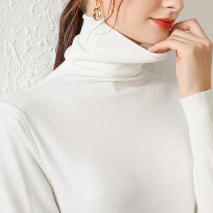 High-quality Women's Turtleneck Sweater Bottoming Shirt