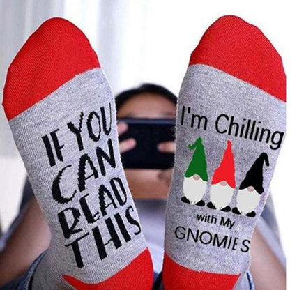 IF YOU CAN READ THIS Christmas Socks