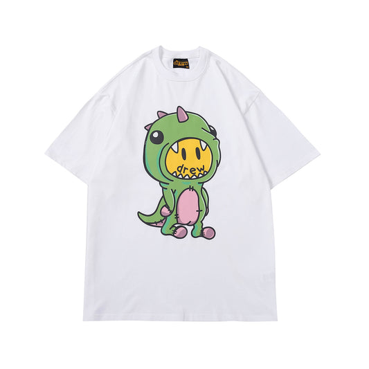 DREW Smiley Dinosaur Unisex Print T-Shirt