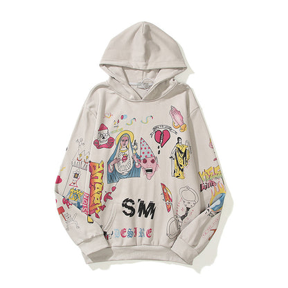 Kanye Unisex Casual Oversized Sports Hoodie