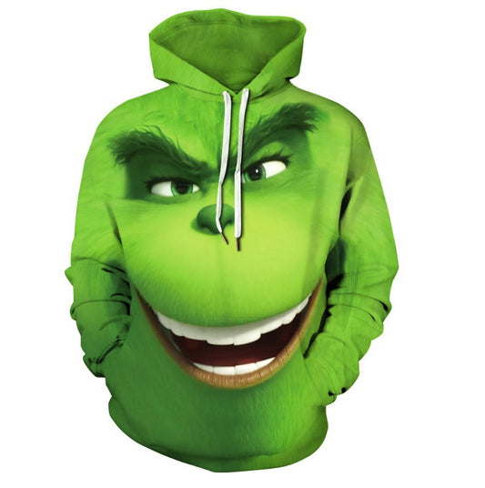 Unisex Grinch Christmas Casual Hoodie