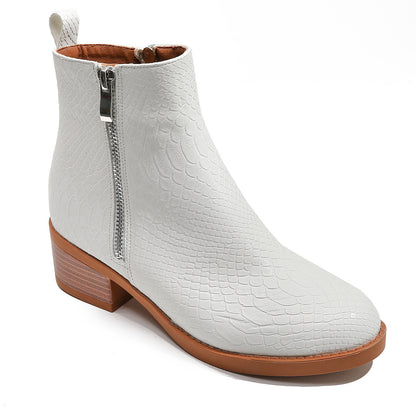 Woman Vintage Fall Leather Boots