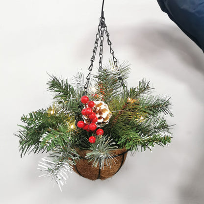 Christmas Ornaments Christmas Wreath Artificial Christmas Hanging Baskets