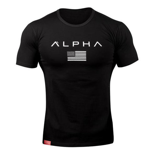 Men's Running Training Stretch Short Sleeve T-shirt