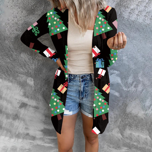 Women's Christmas Casual Cardigan Jacket