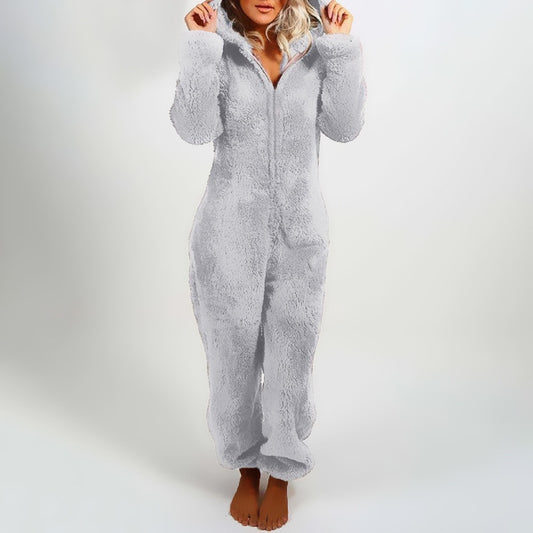 Winter Plush All-in-One Pajamas For Women