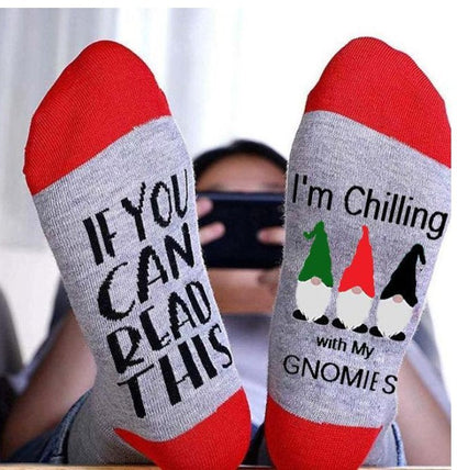 IF YOU CAN READ THIS Christmas Socks