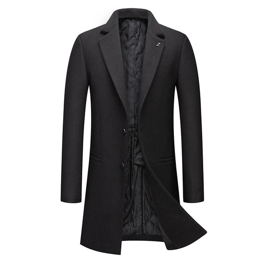 Men's Thickened Wool Slim Fit Jacket