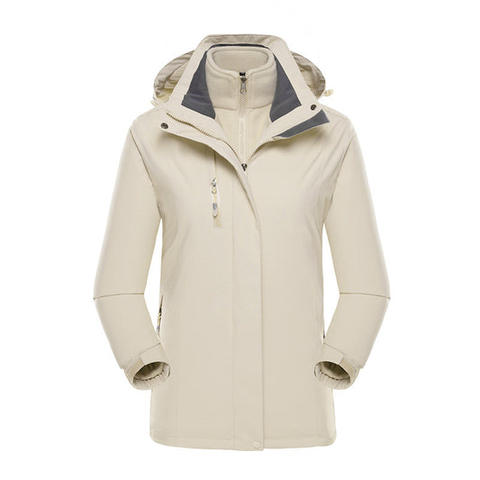 Unisex Three Piece Set Skiing Jackets Waterproof Jacket Outdoor