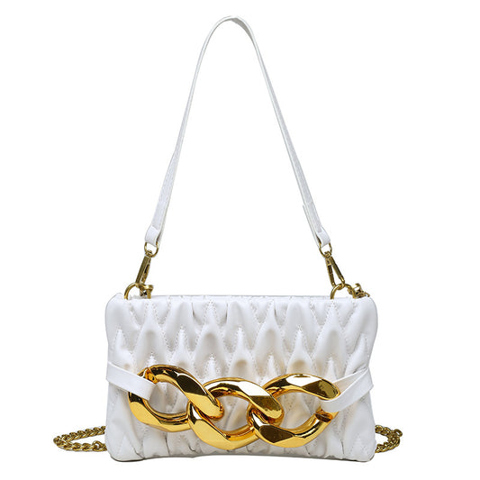 Woman Fold Chain Cross-border Small Square Bag