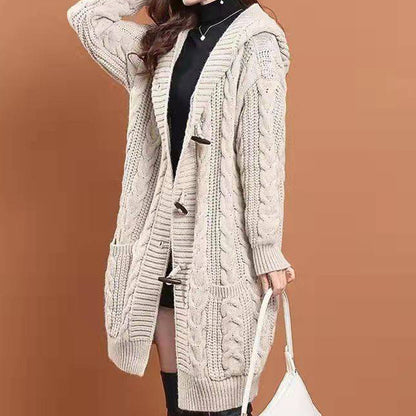 Women's Long Knit Cardigan Jacket
